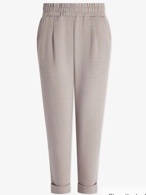 Varley Rolled Cuff Ankle Pant in Taupe Marl 25"